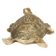 NOVELIKA-Big Brass Tortoise for Good Luck Showpiece (Pack of 1)