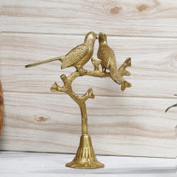 NOVELIKA-Brass Birds On Tree Love Couple Showpiece ( Pack of 1) NOVELIKA-Brass Birds On Tree Love Couple Showpiece ( Pack of 1)