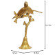 NOVELIKA-Brass Birds On Tree Love Couple Showpiece ( Pack of 1) NOVELIKA-Brass Birds On Tree Love Couple Showpiece ( Pack of 1)