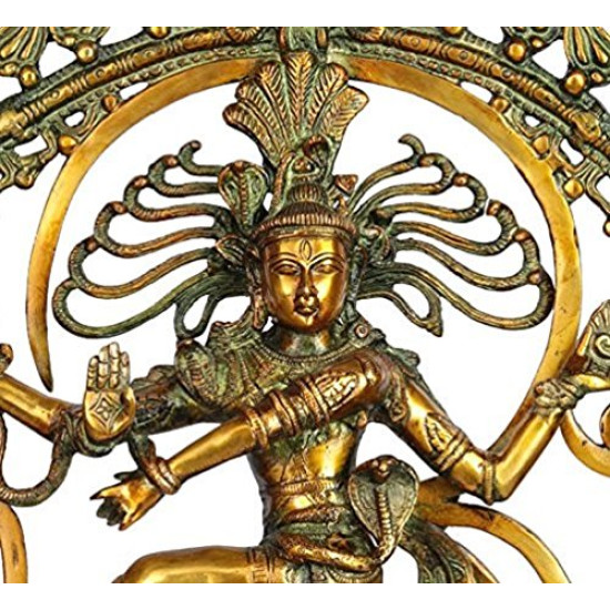NOVELIKA- Shiva Natraj Statue Home Décor Mandir Temple Vastu Showpiece Height 24 Inches (Pack of 1) NOVELIKA- Shiva Natraj Statue Home Décor Mandir Temple Vastu Showpiece Height 24 Inches (Pack of 1)