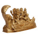 NOVELIKA- Vishnu Parivar Brass Idol Showpiece ( Pack of 1) NOVELIKA- Vishnu Parivar Brass Idol Showpiece ( Pack of 1)