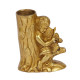 NOVELIKA- Brass Pen Holder Stand  Showpiece ( Pack of 1)