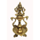NOVELIKA- Brass Laxmi Oil Deepam for Home Décor Pooja (Pack of 1)