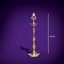 NOVELIKA- KUTHU VILAKKU, Brass Lamps/Diya/DEEPAM for Pooja (Set of 2) NOVELIKA- KUTHU VILAKKU, Brass Lamps/Diya/DEEPAM for Pooja (Set of 2)