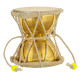 NOVELIKA- Lord Shiva Brass Damru  for Pooja (Set of 1)