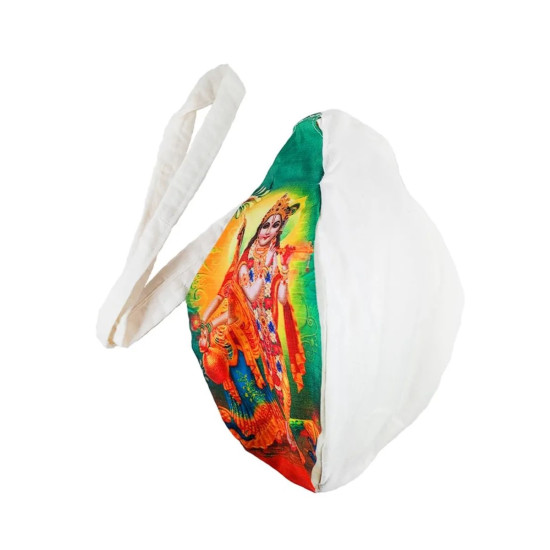 NOVELIKA- Beautiful Radha Krishna Printed Chanting Bag /Japa Bag With Sakshi Mala Counter (Pack of 1) NOVELIKA- Beautiful Radha Krishna Printed Chanting Bag /Japa Bag With Sakshi Mala Counter (Pack of 1)