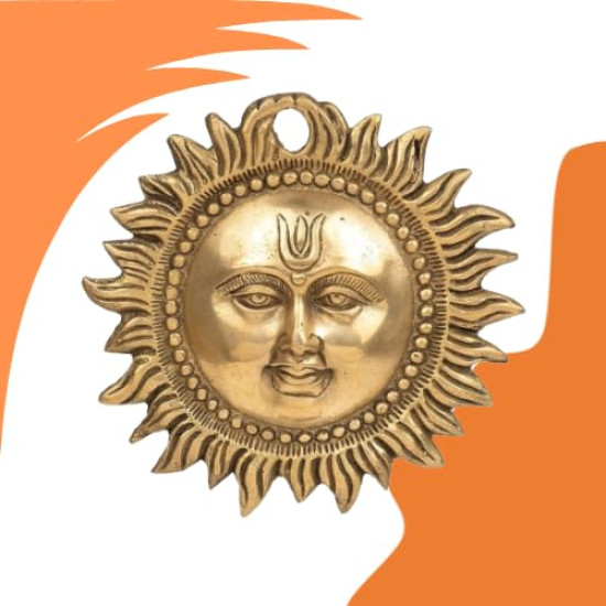 Sun Hanging Wall Statue for Home and Office Decor