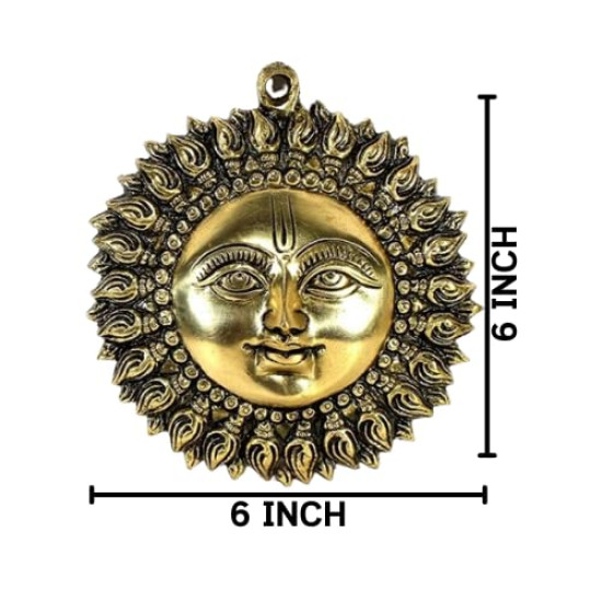Sun Hanging Wall Statue for Home and Office Decor