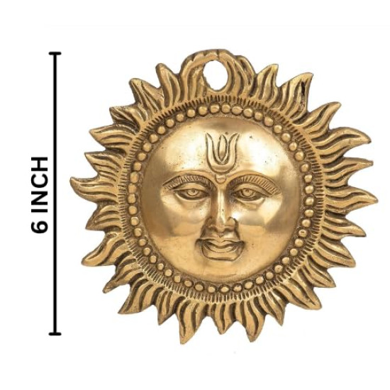 Sun Hanging Wall Statue for Home and Office Decor