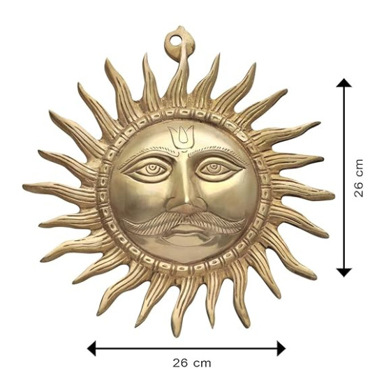 Sun Hanging Wall Statue for Home and Office Decor
