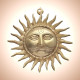 Sun Hanging Wall Statue for Home and Office Decor