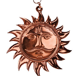 NOVELIKA-Reddish Home Vastu Surya Sun Face For Wall Door Hanging, Decoration & Gift (Pack of 1) NOVELIKA-Reddish Home Vastu Surya Sun Face For Wall Door Hanging, Decoration & Gift (Pack of 1)