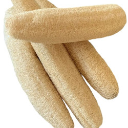 NOVELIKA- Natural Organic Loofah, Body Scrubber/Bathing Sponge For Unisex, (Pack Of 4)