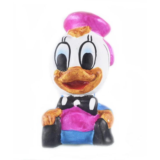 NOVELIKA- Multicolor Handmade Mickey & Mouse, Donald Duck & Baby Lamb Eco-Friendly Clay Idols Toys 