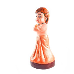 NOVELIKA-Handmade Clay Cartoon Characters Chhota Bheem & Chutki For Kids/Home Décor/Gift Items (2 Pcs) 