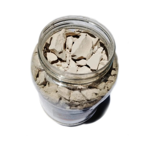 NOVELIKA-Khadia Mitti For Mandana Art, Alabaster Clay For Festival Decorations, Khori Mati For Alpona - 400g NOVELIKA-Khadia Mitti For Mandana Art, Alabaster Clay For Festival Decorations, Khori Mati For Alpona - 400g