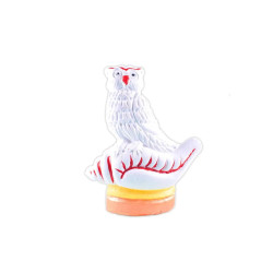 NOVELIKA-Handmade Clay Owl Lokkhi Pecha Ullo Status Idol For Puja/Decoration/Gift Item (Pack of 1)