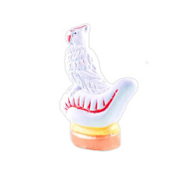 NOVELIKA-Handmade Clay Owl Lokkhi Pecha Ullo Status Idol For Puja/Decoration/Gift Item (Pack of 1)