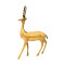 NOVELIKA-Vastu Brass Big Deer statue Idol for Home and Office (Set of 1)