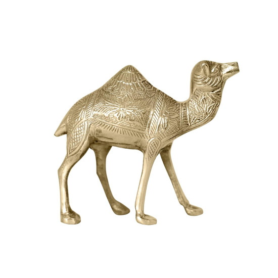 NOVELIKA- Brass Camel Statue Vastu Idol for Home and Office (Set of 1) NOVELIKA- Brass Camel Statue Vastu Idol for Home and Office (Set of 1)