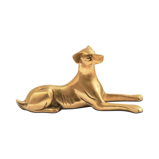 NOVELIKA-Brass Dog Statue Vastu Idol for Home and Office (Set of 1 ) NOVELIKA-Brass Dog Statue Vastu Idol for Home and Office (Set of 1 )