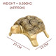 NOVELIKA- Brass Turtle Statue decorative showpiece with Vastu (Set of 1)