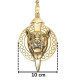 NOVELIKA- Brass Talwar (Sword) with a Lion Face Design Idol for Home and Office (Set of 1) NOVELIKA- Brass Talwar (Sword) with a Lion Face Design Idol for Home and Office (Set of 1)