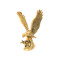 NOVELIKA- Brass Eagle Statue  Vastu Idol for Home and Office decorative showpiece (Set of 1)