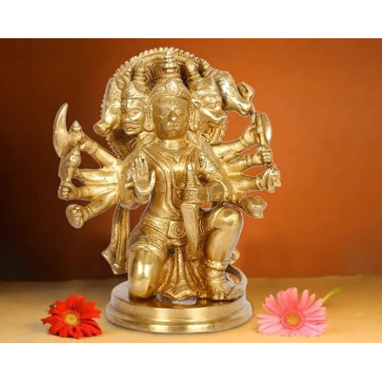 Lord Hanuman Panchmukhi Idol Statue for Home and Office Decor Lord Hanuman Panchmukhi Idol Statue for Home and Office Decor