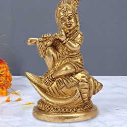 Lord Bal Krishna Statue for Home and Office Decor