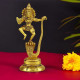 Lord Krishna Standing on Shesh Naag Hood Statue for Home and Office Decor Lord Krishna Standing on Shesh Naag Hood Statue for Home and Office Decor