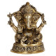 Lord Ganesha Sitting Big Ear Idol Statue for Home and Office Decor