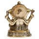Lord Ganesha Sitting Big Ear Idol Statue for Home and Office Decor