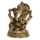 Lord Ganesha Sitting Big Ear Idol Statue for Home and Office Decor