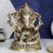 Lord Ganesha Sitting Big Ear Idol Statue for Home and Office Decor