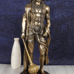Lord Hanuman Standing Statue for Home and Office Decor
