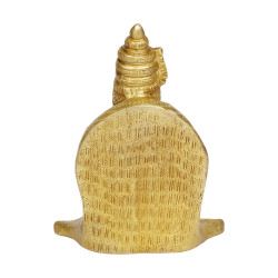 NOVELIKA-Brass Goddess Tulja Bhavani Idol ( Pack of 1)