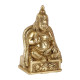 NOVELIKA-Brass Idol Lord Kuber Sitting Statue (Pack of 1)