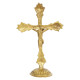 NOVELIKA- Cross Jesus Christ Brass Idol ( Pack of 1)