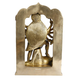 NOVELIKA-Brass Kali Maa Murti Size Height 11.5 Inches (Pack of 1)