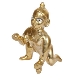 NOVELIKA- Laddu Gopal Little Krishna Thakur ji Statue (Pack of 1) NOVELIKA- Laddu Gopal Little Krishna Thakur ji Statue (Pack of 1)