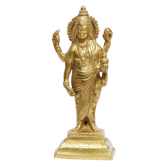 NOVELIKA-Brass Lord Dhanvantari Statue ( Pack of 1) NOVELIKA-Brass Lord Dhanvantari Statue ( Pack of 1)