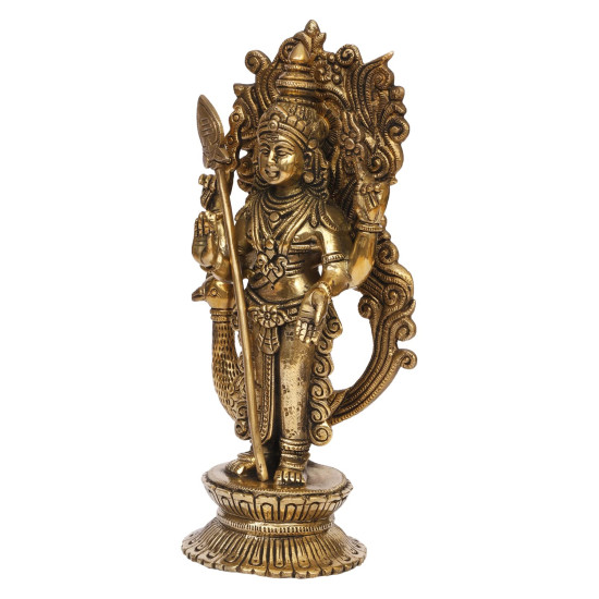 NOVELIKA-Lord Murugan Skanda Swami Statue (Pack of 1) NOVELIKA-Lord Murugan Skanda Swami Statue (Pack of 1)