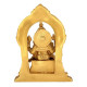 Lord Ganesha Sitting Singhasan Statue for Home and Office Decor