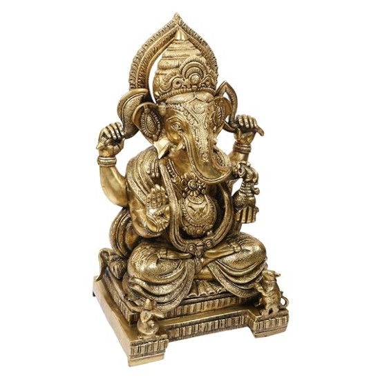 Lord Ganesha Sitting Statue for Home and Office Decor