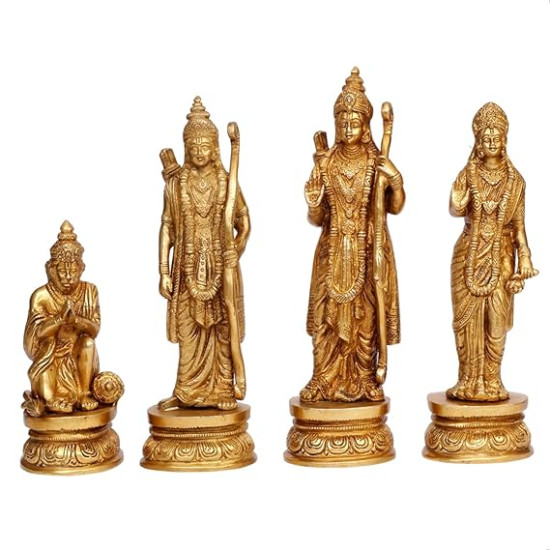 Shree Ram Sita Laxman Hanuman Statue for Home and Office Decor