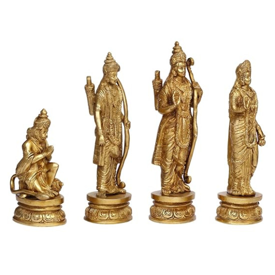 Shree Ram Sita Laxman Hanuman Statue for Home and Office Decor