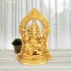 Lord Ganesha Sitting Singhasan Statue for Home and Office Decor