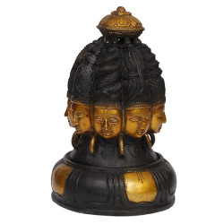 NOVELIKA-Brass Eight Face Shiv Lingam Shiva Mukhalingam Shivling Statue Bholenath Idol.(Pack of 1) NOVELIKA-Brass Eight Face Shiv Lingam Shiva Mukhalingam Shivling Statue Bholenath Idol.(Pack of 1)