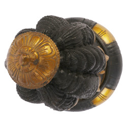 NOVELIKA-Brass Eight Face Shiv Lingam Shiva Mukhalingam Shivling Statue Bholenath Idol.(Pack of 1)